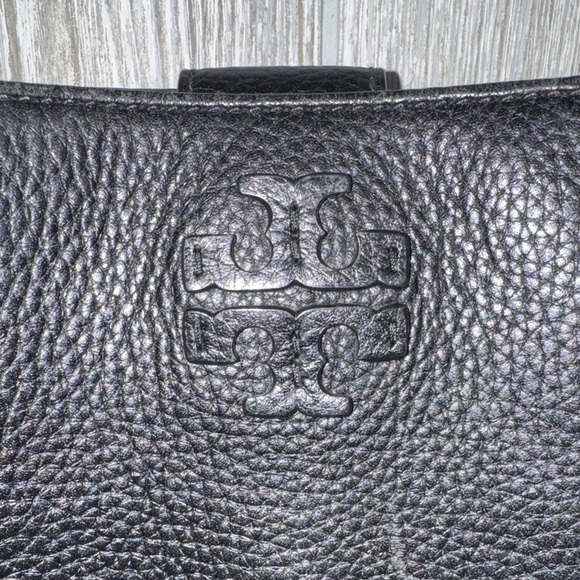 Tory Burch Black Leather Taylor Tote - Picture 3 of 10